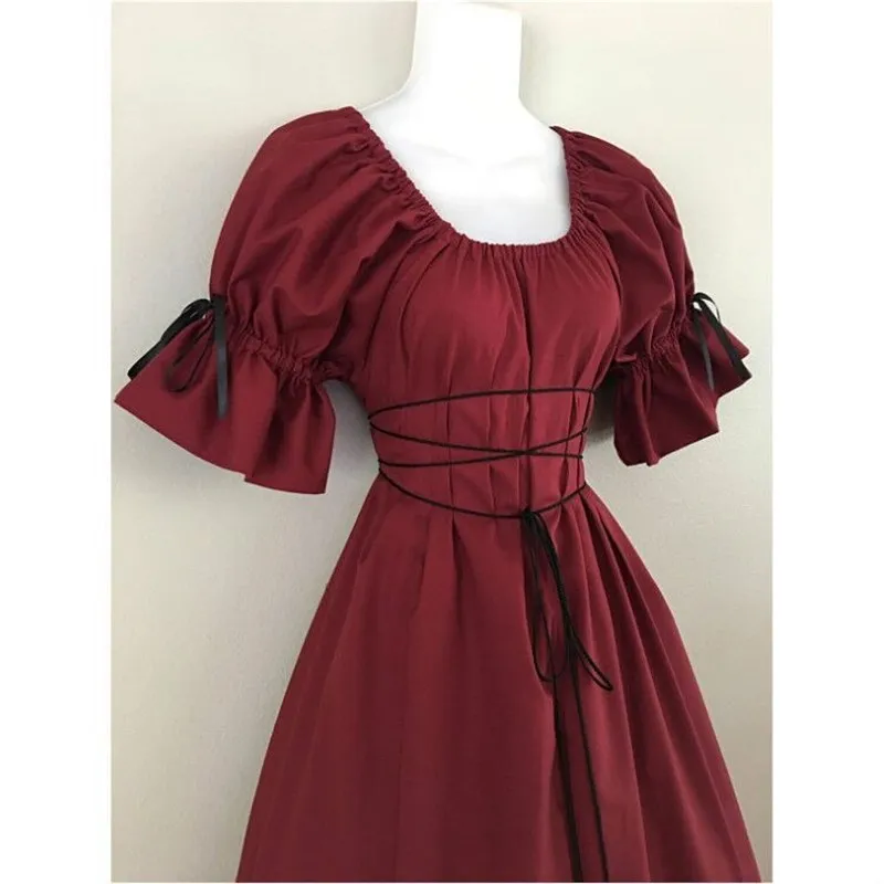 2018 New Long Sleeve round Neck Belted Asymmetrical Ladies Dress Halloween Costume High Waist Polyester Fiber Large Swing Skirt
2018 New Long Sleeve round Neck Belted Asymmetrical Ladies Dress Halloween Costume High Waist Polyester Fiber Large Swing Skirt