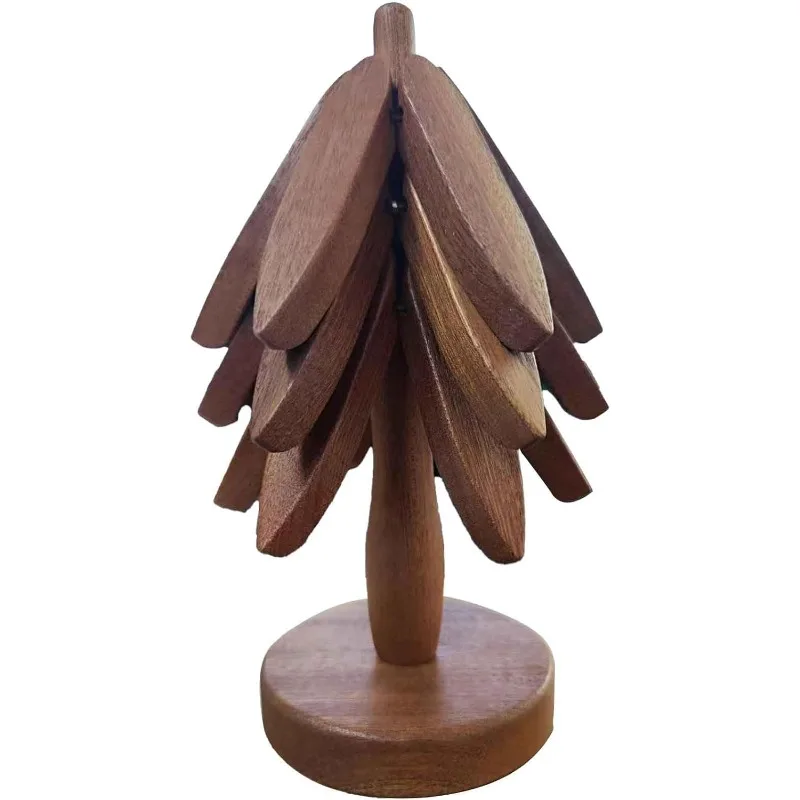 Tree-shaped Stand Wooden Hot Dish Rack Wooden Decorative Heat-resistant Insulated Hot Dish/teapot/hot Pot Table Mat Coaster
Tree-shaped Stand Wooden Hot Dish Rack Wooden Decorative Heat-resistant Insulated Hot Dish/teapot/hot Pot Table Mat Coaster