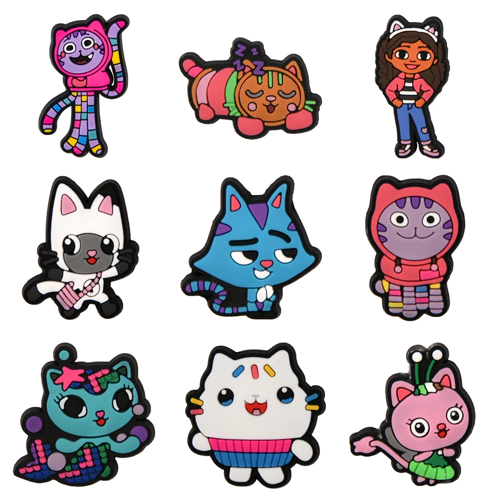 1PCS Cute Cartoon Cat Shoe Charms PVC Shoes Decoration Accessories For Clogs Sandals Wristband Bracelet Oranments Kids Gift
1PCS Cute Cartoon Cat Shoe Charms PVC Shoes Decoration Accessories For Clogs Sandals Wristband Bracelet Oranments Kids Gift