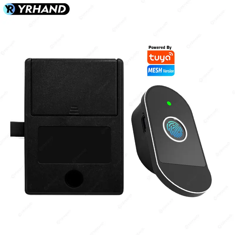 YRHAND Smart Cabinet Lock Fingerprint & Tuya APP Control, Biometric Keyless Entry Remote Access for Home Office Drawer Safe
YRHAND Smart Cabinet Lock Fingerprint & Tuya APP Control, Biometric Keyless Entry Remote Access for Home Office Drawer Safe