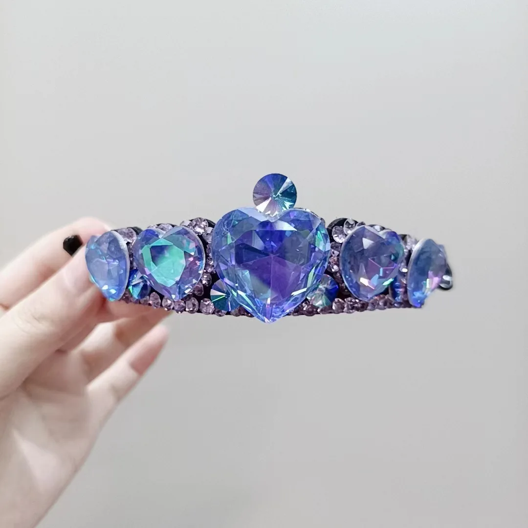 The new button small balls go crown princess holder crystal high horsetail hair clip hairpin
The new button small balls go crown princess holder crystal high horsetail hair clip hairpin