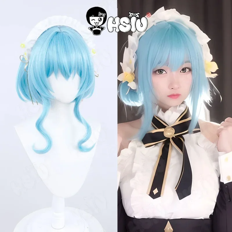 FC6Villhaze Cosplay Wig Anime Hikikomari The Vampire Cosplay Wig HSIU 40Cm light blue short hair Synthetic Wig Wig Cap@FC8! 
FC6Villhaze Cosplay Wig Anime Hikikomari The Vampire Cosplay Wig HSIU 40Cm light blue short hair Synthetic Wig Wig Cap@FC8!
