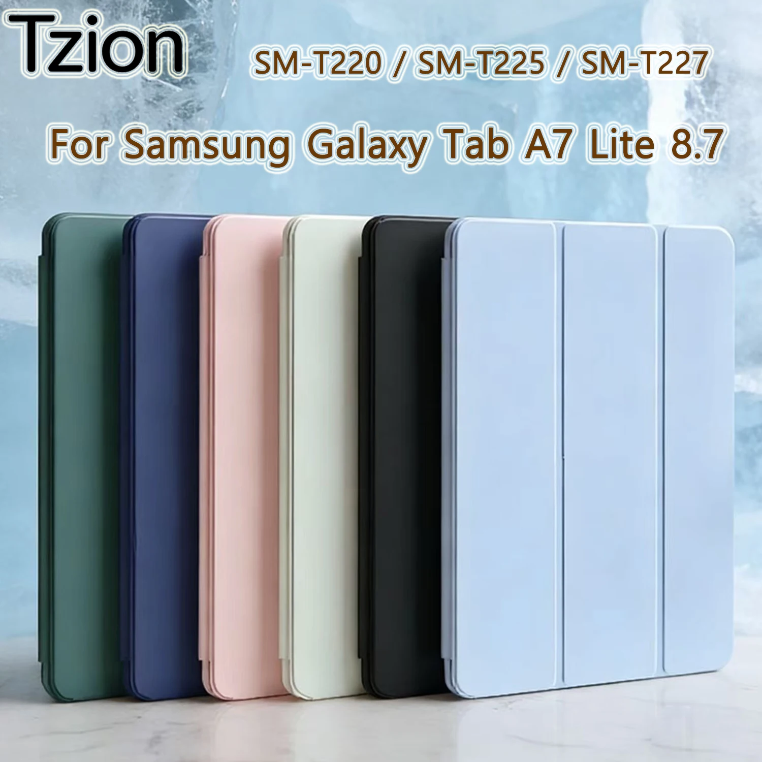 Для Samsung Galaxy Tab A7 Lite 8.7 2021 SM-T220 SM-T225 SM-T227: магнитный чехол-подставка, умный флип-чехол, мягкая силиконовая задняя панель
Для Samsung Galaxy Tab A7 Lite 8.7 2021 SM-T220 SM-T225 SM-T227: магнитный чехол-подставка, умный флип-чехол, мягкая силиконовая задняя панель