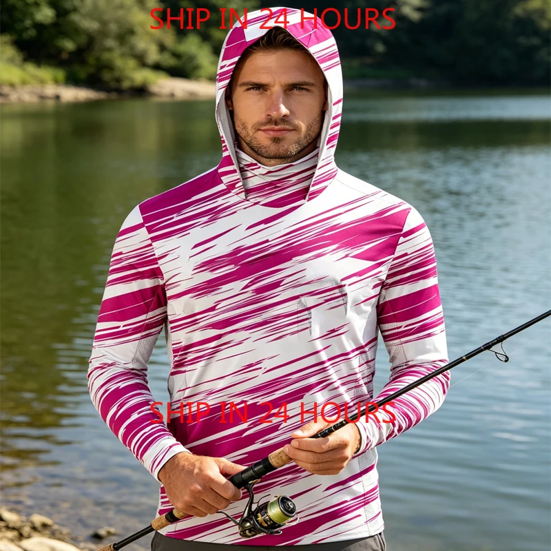 2026 Fishing Hoodies Sun Anti-UV Mask Summer Scarf Long Sleeve T Shirt Fish Tops Breathable Hooded Angling Clothing XS-3XL
2026 Fishing Hoodies Sun Anti-UV Mask Summer Scarf Long Sleeve T Shirt Fish Tops Breathable Hooded Angling Clothing XS-3XL