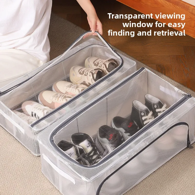 Household Multifunctional Installation-free Shoe Storage Box Factory Foldable Shoe Rack Thickened Dustproof Transparent Shoe
Household Multifunctional Installation-free Shoe Storage Box Factory Foldable Shoe Rack Thickened Dustproof Transparent Shoe