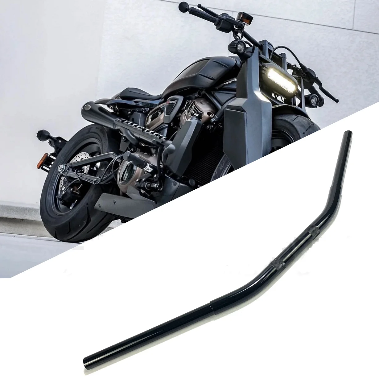 Мотоциклетный 1-дюймовый руль для Harley Sportster S 1250 RH1250S Nightster 975, руль с нулевыми стержнями, аксессуары для руля
Мотоциклетный 1-дюймовый руль для Harley Sportster S 1250 RH1250S Nightster 975, руль с нулевыми стержнями, аксессуары для руля