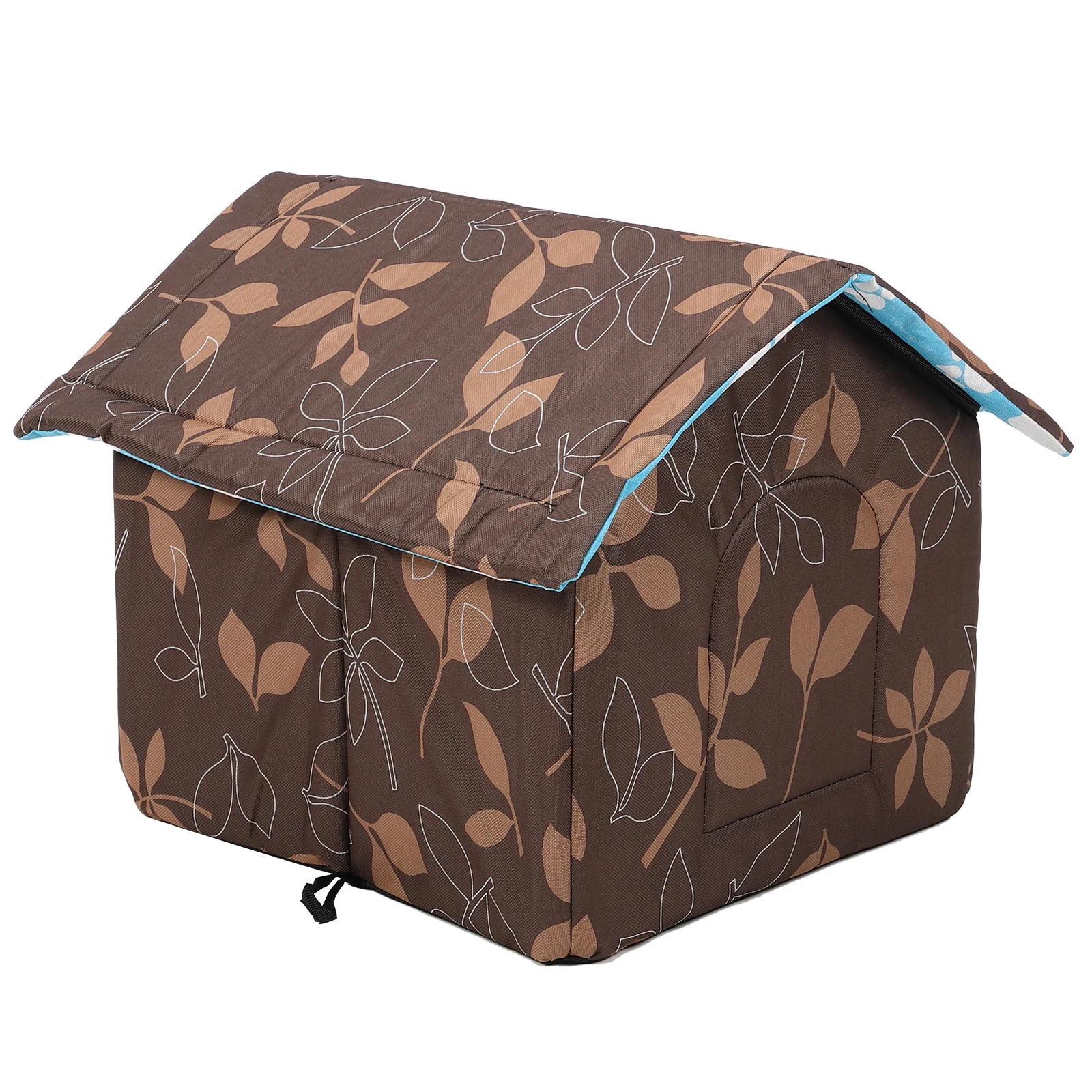 Warm Cat Nest Weatherproof Dog House Detachable Oxford Cloth M Size Leaf Brown Outdoor Shelter Small Pets Play
Warm Cat Nest Weatherproof Dog House Detachable Oxford Cloth M Size Leaf Brown Outdoor Shelter Small Pets Play