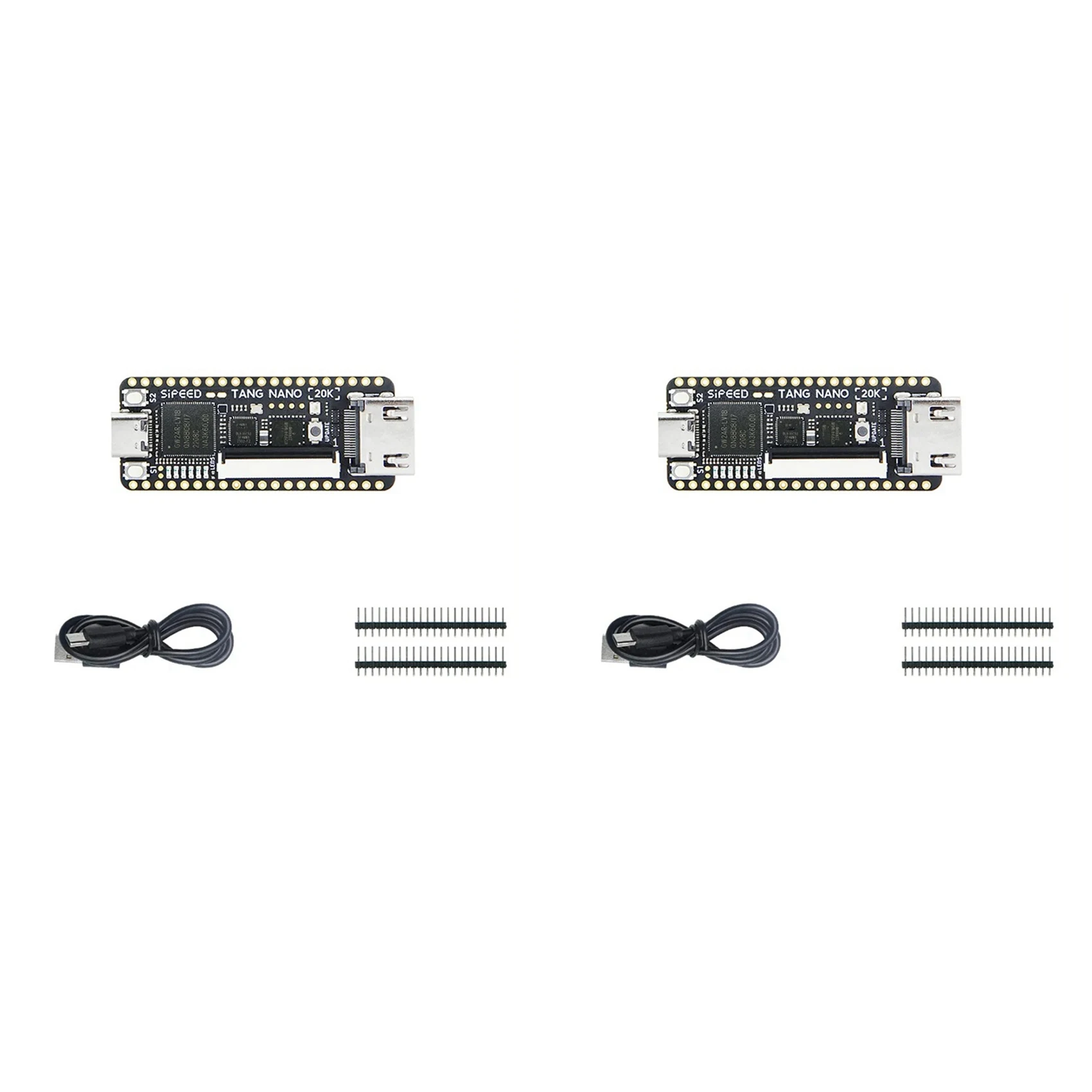 2 шт., макетная плата Tang Nano 20K FPGA RISCV Linux для игроков в стиле ретро
2 шт., макетная плата Tang Nano 20K FPGA RISCV Linux для игроков в стиле ретро