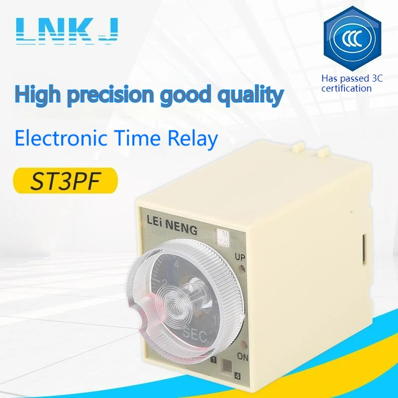 UNITEELEC-LNKJ Electric ST3PF Power Outage Delay Relay 24V/220V 1S/5S/10S/30S/60S/180S
UNITEELEC-LNKJ Electric ST3PF Power Outage Delay Relay 24V/220V 1S/5S/10S/30S/60S/180S