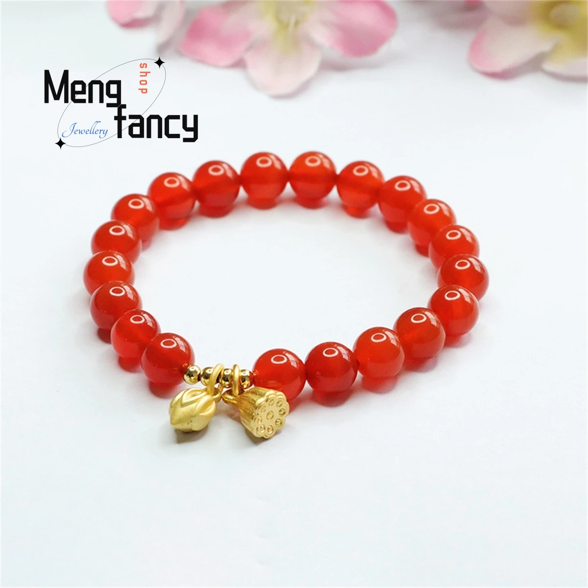 Natural Agate Two Generations Huanlianpeng Lotus Beads Bracelet Simple Generous Personality Versatile Retro Women Luxury Jewelry
Natural Agate Two Generations Huanlianpeng Lotus Beads Bracelet Simple Generous Personality Versatile Retro Women Luxury Jewelry
