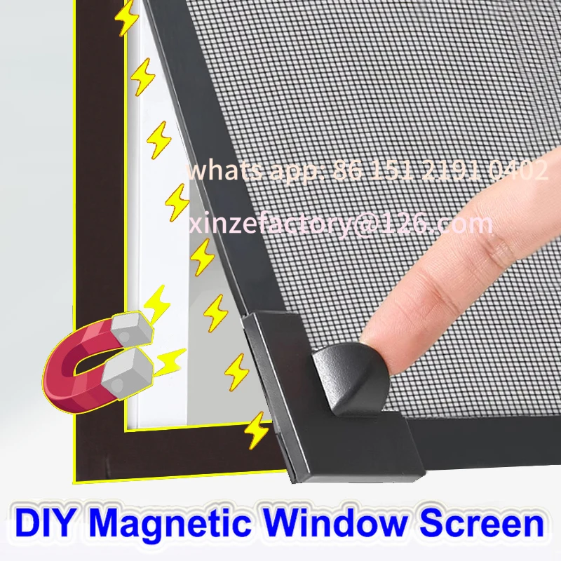Customizable DIY Custom size 2025 Magnetic screen window, mosquito net magnetic curtain, invisible, household magnet self-adhesi
Customizable DIY Custom size 2025 Magnetic screen window, mosquito net magnetic curtain, invisible, household magnet self-adhesi