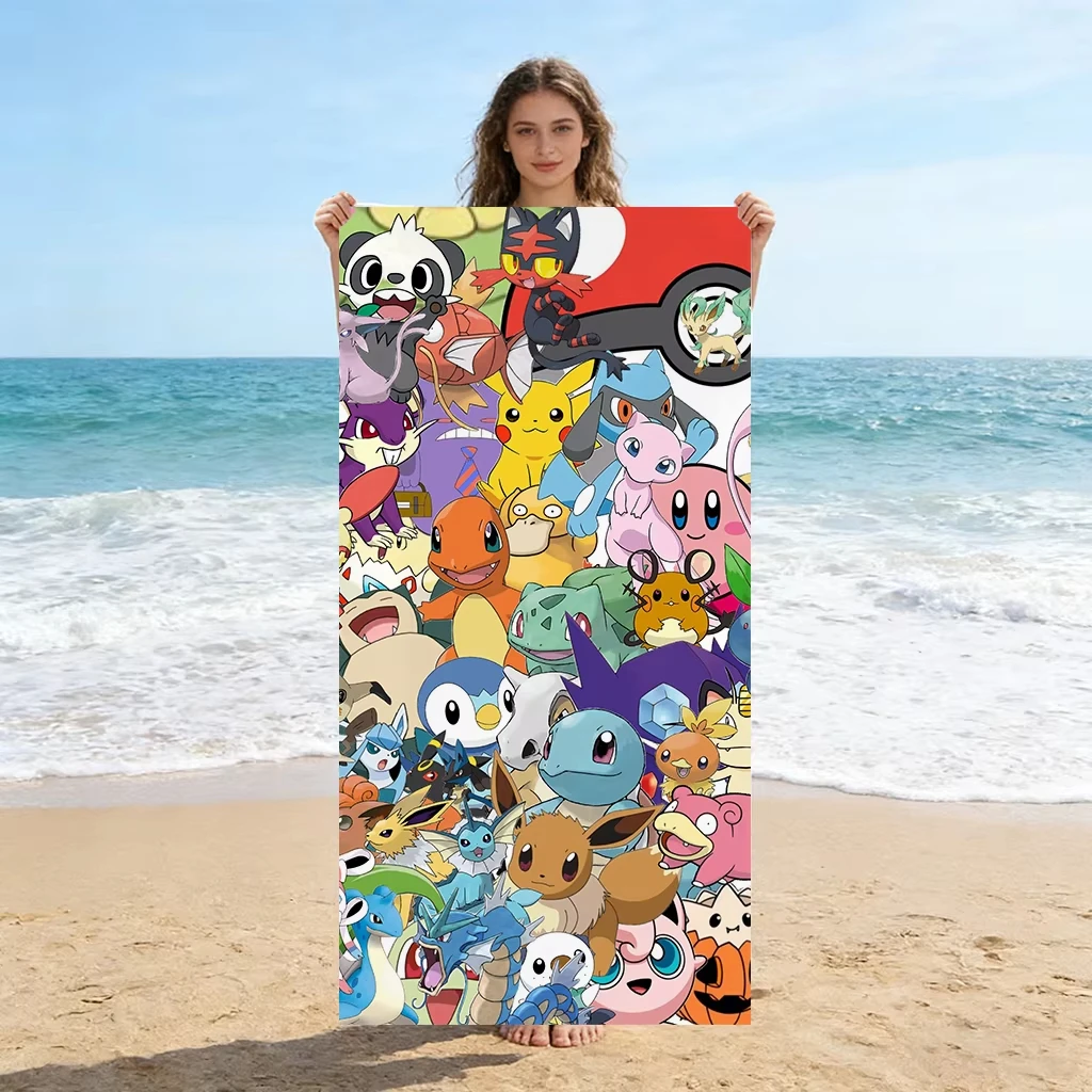 1pc Extra Large Pokemon Microfiber Beach Towel, Super Absorbent Quick Dry Lightweight, All Ages Multi-Scene Use
1pc Extra Large Pokemon Microfiber Beach Towel, Super Absorbent Quick Dry Lightweight, All Ages Multi-Scene Use