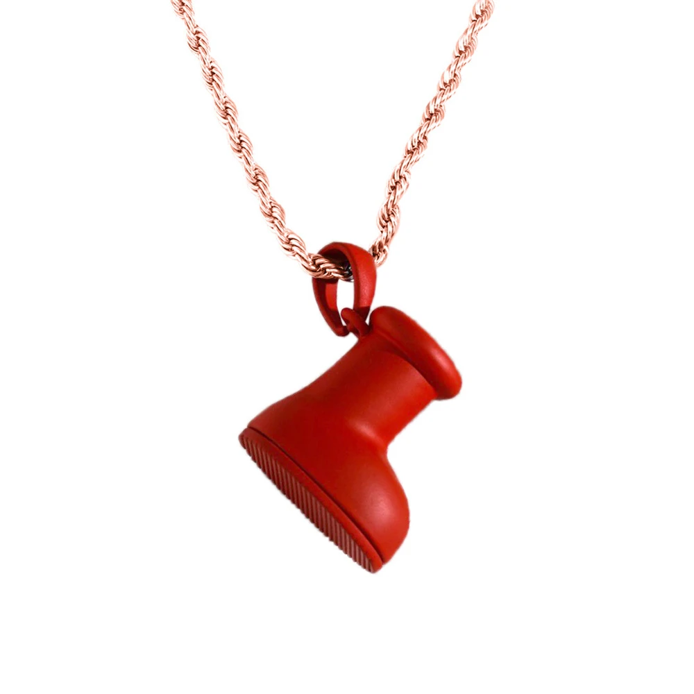 Цепочка для свитера в стиле хип-хоп унисекс, подвеска в виде красной ботинок с героями мультфильмов, модный дизайн кроссовок, минималистичные универсальные украшения
Цепочка для свитера в стиле хип-хоп унисекс, подвеска в виде красной ботинок с героями мультфильмов, модный дизайн кроссовок, минималистичные универсальные украшения