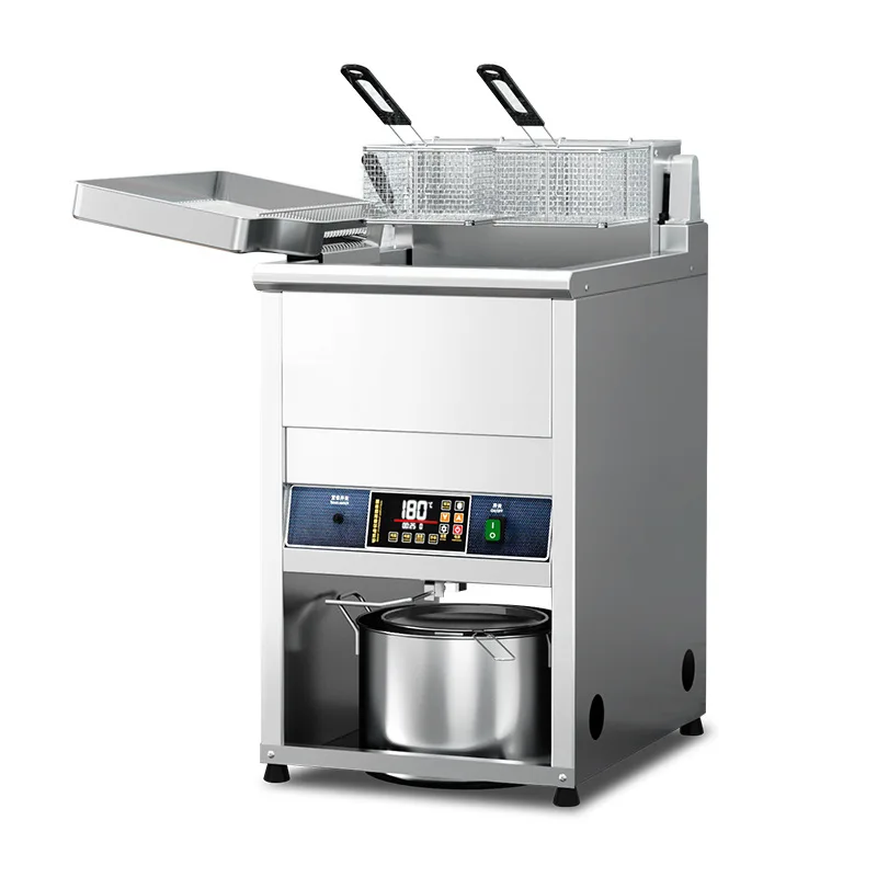 Vertical Electric Commercial Large Capacity Electric Fryer Single Double Cylinder Multifunctional Fryer Intelligent Fryer
Vertical Electric Commercial Large Capacity Electric Fryer Single Double Cylinder Multifunctional Fryer Intelligent Fryer