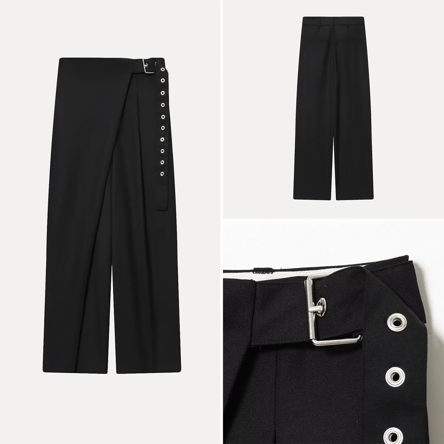 Z High Waist Wide Leg Pants Women's Faion Simple Wrap Design Mixed Fiber Long Trousers Autumn New Arrival
Z High Waist Wide Leg Pants Women's Faion Simple Wrap Design Mixed Fiber Long Trousers Autumn New Arrival