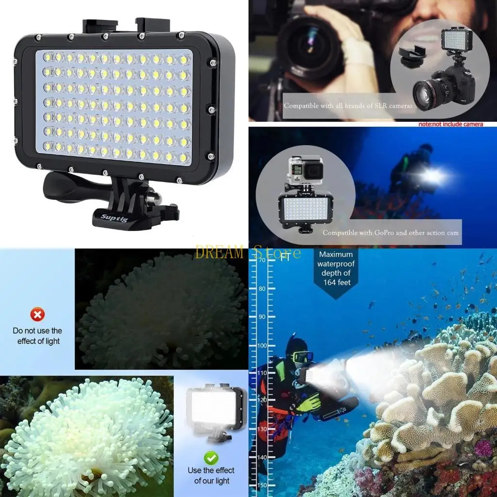 50M/164ft Waterproof Diving Light Underwater LED High Power Fill Lamp with 4 Lighting Modes & 84 LEDs, 2600mAh Battery best sale
50M/164ft Waterproof Diving Light Underwater LED High Power Fill Lamp with 4 Lighting Modes & 84 LEDs, 2600mAh Battery best sale