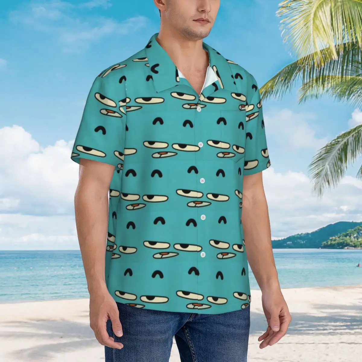 Gum Gumball Hawaiian Shirts Casual Men Short Sleeve Shirt for Summer Beach Men's Button Tops
Gum Gumball Hawaiian Shirts Casual Men Short Sleeve Shirt for Summer Beach Men's Button Tops