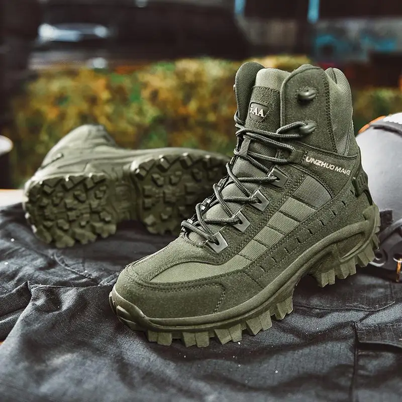 Men'S Training Boots With Side Zipper Outdoor Heavy Duty Boots Wear Resistant Ankle Boots Size 39-46
Men'S Training Boots With Side Zipper Outdoor Heavy Duty Boots Wear Resistant Ankle Boots Size 39-46