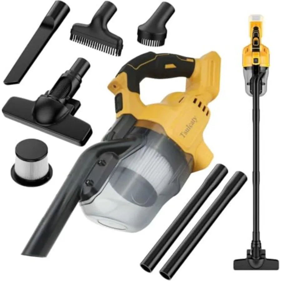 Cordless Vacuum for Dewalt 20V Battery, Handheld Vacuum Cleaner Stick Vacuum Shop Vac for Home Car Hardwood Floor Carpet with W
Cordless Vacuum for Dewalt 20V Battery, Handheld Vacuum Cleaner Stick Vacuum Shop Vac for Home Car Hardwood Floor Carpet with W