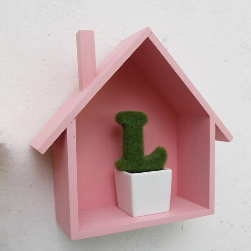 Wooden Wall Shelf Rack House Shaped Pink Home Decor Toy Storage Shelves Wall Mounted Wood Material for Bonsai
Wooden Wall Shelf Rack House Shaped Pink Home Decor Toy Storage Shelves Wall Mounted Wood Material for Bonsai