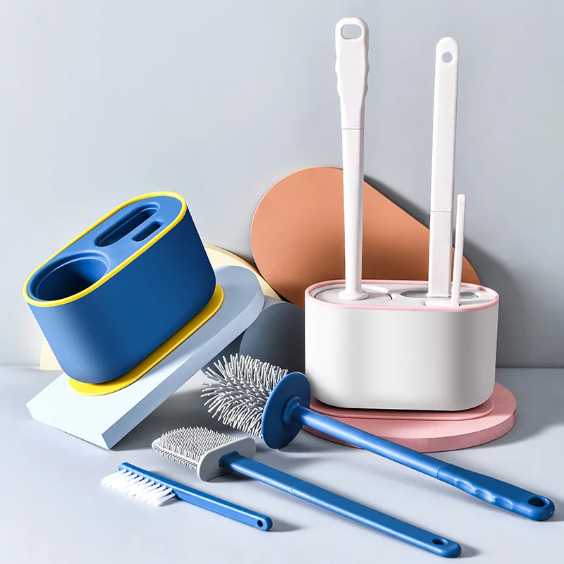 Three In One Long Handle Toilet Brush Set No Dead Corner Household Cleaning Brush Wall Mounted Slot Brush Bathroom Accessories
Three In One Long Handle Toilet Brush Set No Dead Corner Household Cleaning Brush Wall Mounted Slot Brush Bathroom Accessories