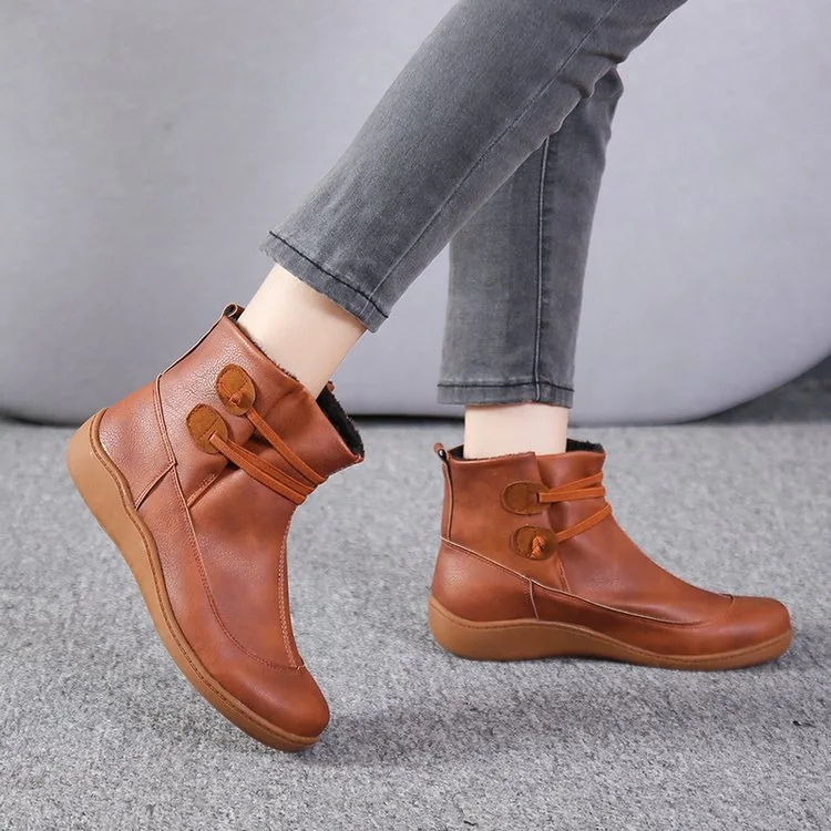 plus Size Flat Bot Women's Boots Pure Color Casual oes ort Boots Comfortable round Toe Rubber Outsole
plus Size Flat Bot Women's Boots Pure Color Casual oes ort Boots Comfortable round Toe Rubber Outsole