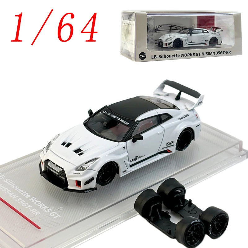 CM Diecast 1:64 Nissan Alloy Car Model Nissan GT-R R35 LBWK Play Vehicles 35GT-RR Toys for Boys Original Box
CM Diecast 1:64 Nissan Alloy Car Model Nissan GT-R R35 LBWK Play Vehicles 35GT-RR Toys for Boys Original Box