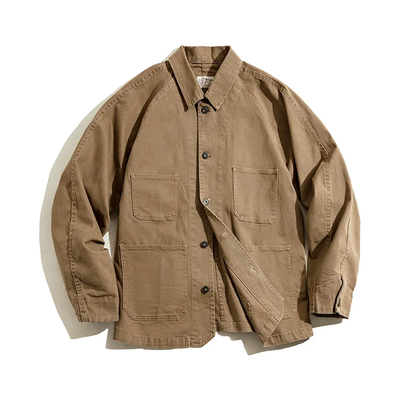 American Style Multi Pocket Jacket Barn Style Lapel Amikhaki Tough Guy Short Coat Men's Spring
American Style Multi Pocket Jacket Barn Style Lapel Amikhaki Tough Guy Short Coat Men's Spring