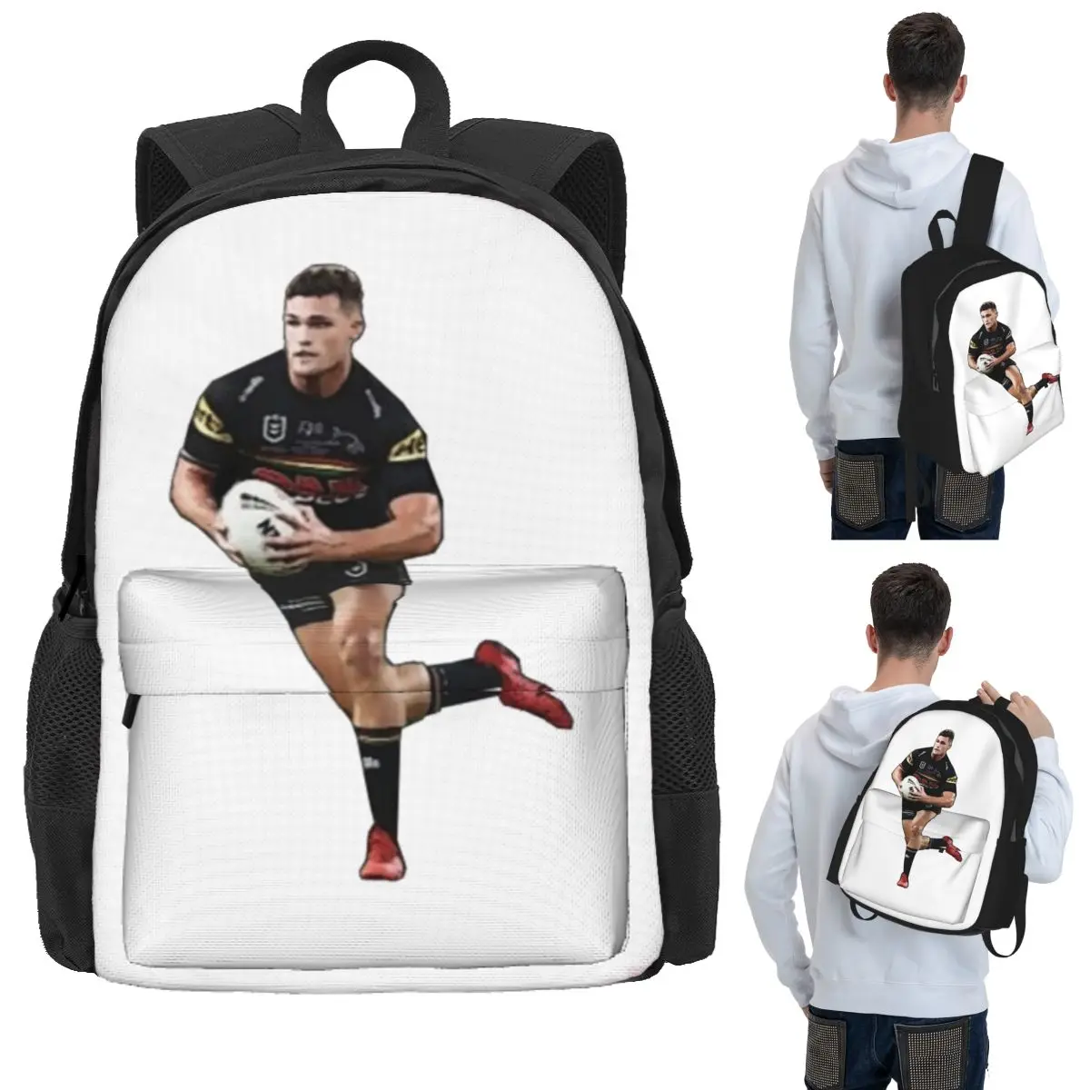 Nathan Cleary Penrith Panthers Student Backpack School Bag Hiking Travel Daypack for Men Women Bookbag Shoulder Bags
Nathan Cleary Penrith Panthers Student Backpack School Bag Hiking Travel Daypack for Men Women Bookbag Shoulder Bags