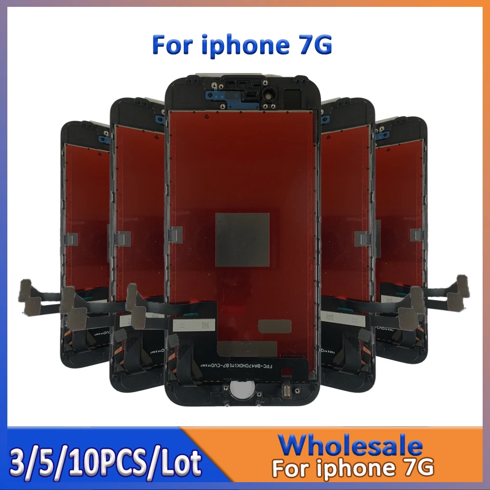 Wholesale Lot 3/5/10 iPhone/ Lot For iPhone 7G LCD Screen Assembly with Touch Digitizer Display Replacement
Wholesale Lot 3/5/10 iPhone/ Lot For iPhone 7G LCD Screen Assembly with Touch Digitizer Display Replacement