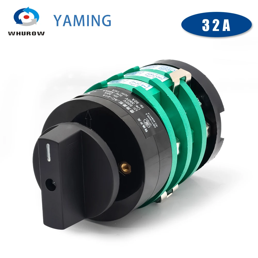 KDHC-32/3*8 Electrical For Welding Machine 8 Position 3 Poles Changeover Knob Rotary Cam Switch 32A 690V
KDHC-32/3*8 Electrical For Welding Machine 8 Position 3 Poles Changeover Knob Rotary Cam Switch 32A 690V