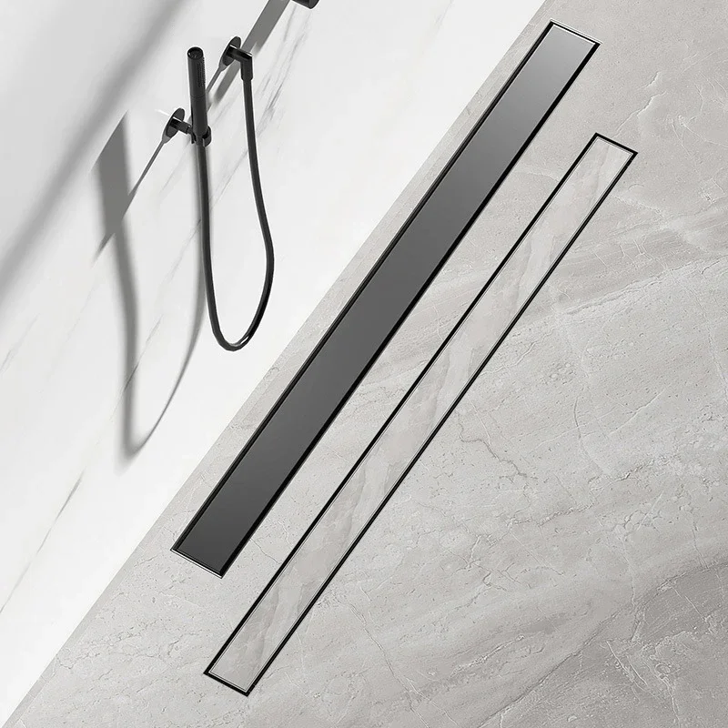 Invisible Bathroom Floor Drain 20-120CM Square Waste Filter Drainage 8CM Wide Anti-odor Shower Drains Strainer
Invisible Bathroom Floor Drain 20-120CM Square Waste Filter Drainage 8CM Wide Anti-odor Shower Drains Strainer