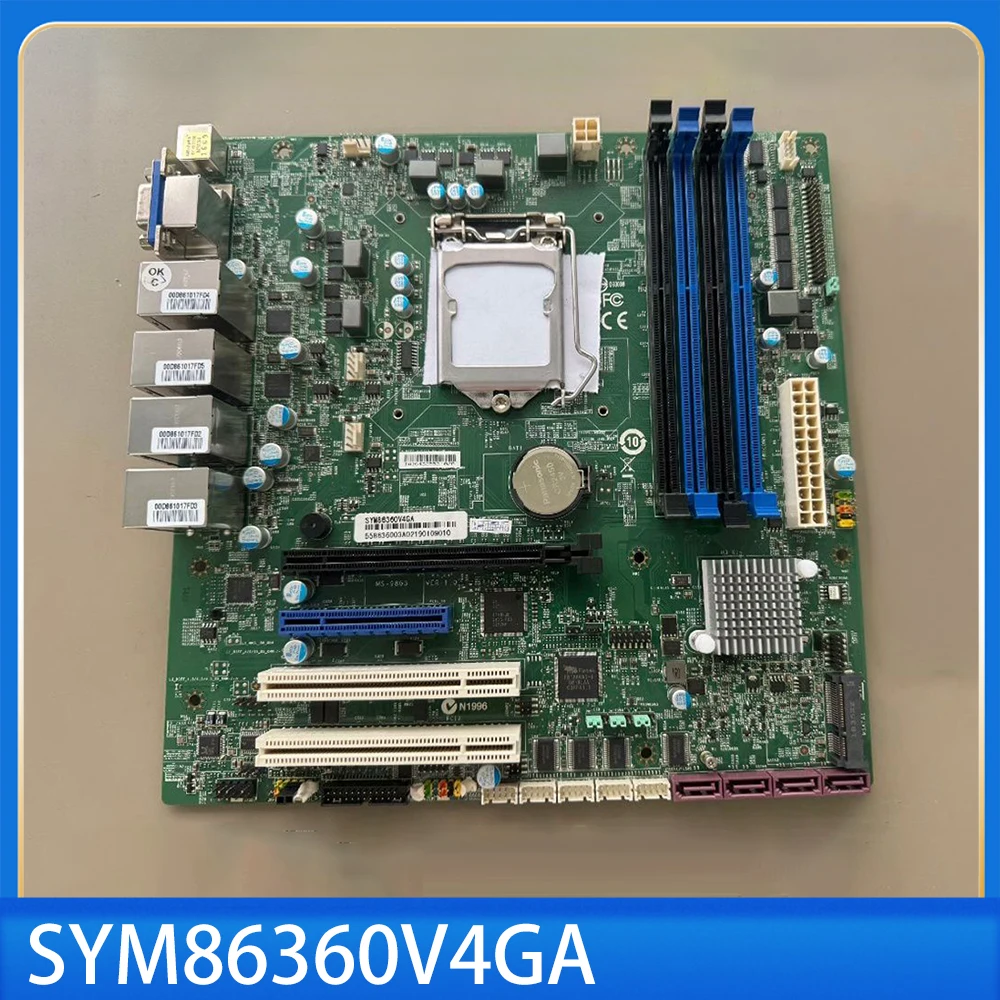 Материнская плата промышленного компьютера с 4 портами Gigabit Ethernet SYM86360V4GA
Материнская плата промышленного компьютера с 4 портами Gigabit Ethernet SYM86360V4GA