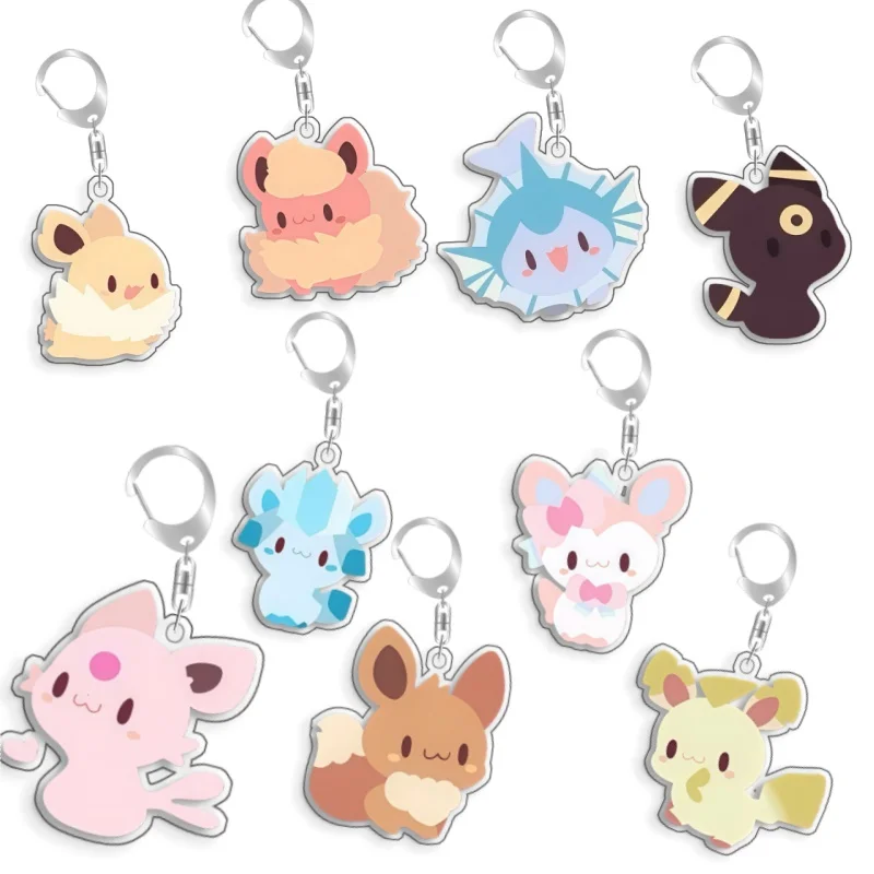 For Pokemon Elf Sylveon Flareon Jolteon Umbreon Vaporeon Eevee Acrylic Selfmade Cartoon Anime Cute Keychain Pendant Toy Gift 5cm
For Pokemon Elf Sylveon Flareon Jolteon Umbreon Vaporeon Eevee Acrylic Selfmade Cartoon Anime Cute Keychain Pendant Toy Gift 5cm