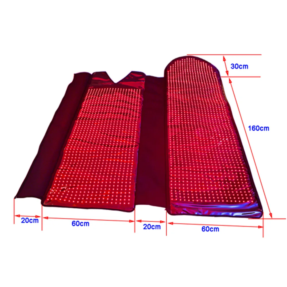 Manufacturer Full Body Red Light Wrap for LED Light Bag 660nm 850nm Red Light Therapy Sleeping Bag Sauna Blanket Infrared
Manufacturer Full Body Red Light Wrap for LED Light Bag 660nm 850nm Red Light Therapy Sleeping Bag Sauna Blanket Infrared