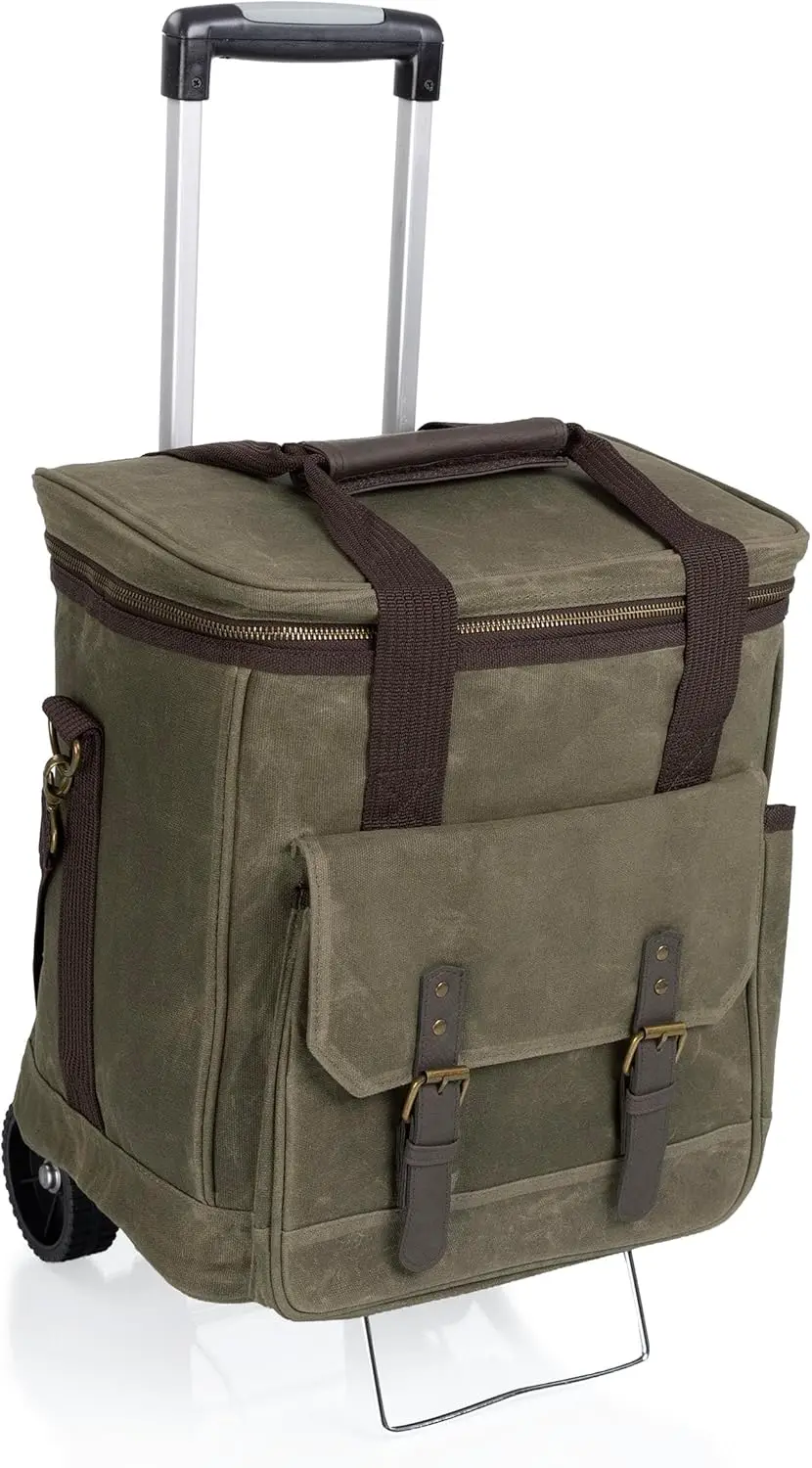 PICNIC TIME Weekender 6 Bottle Insulated Wine Bag with Trolley, Padded Wine Cooler Bag for Travel, Portable Water-Resistant Bag
PICNIC TIME Weekender 6 Bottle Insulated Wine Bag with Trolley, Padded Wine Cooler Bag for Travel, Portable Water-Resistant Bag