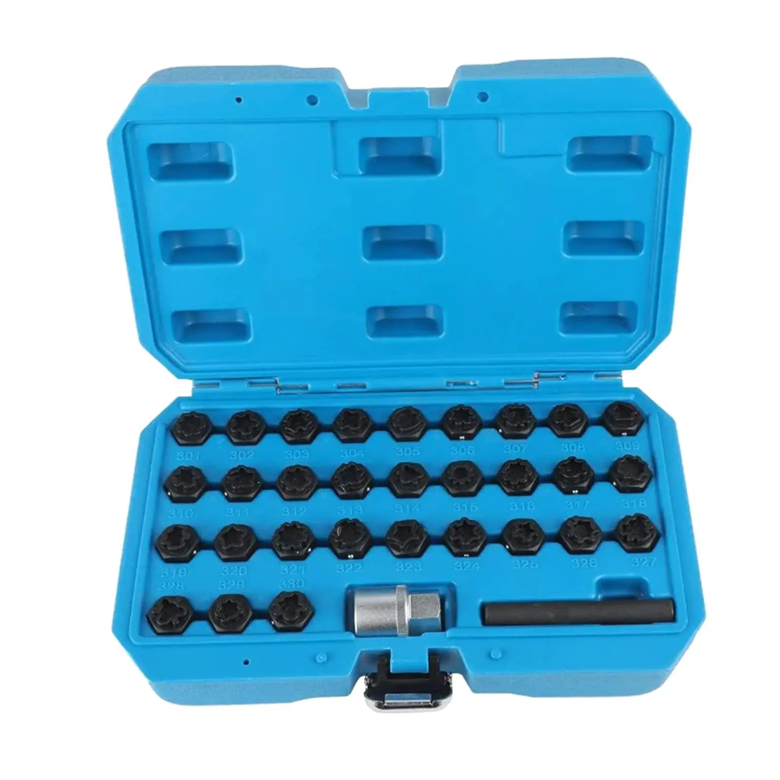 32 Pieces Wheel Lock Lug Nuts Removal Set 30Pcs Key Adapters Screw Remover Installation Tool for Mercedes-benz with Carry Case
32 Pieces Wheel Lock Lug Nuts Removal Set 30Pcs Key Adapters Screw Remover Installation Tool for Mercedes-benz with Carry Case