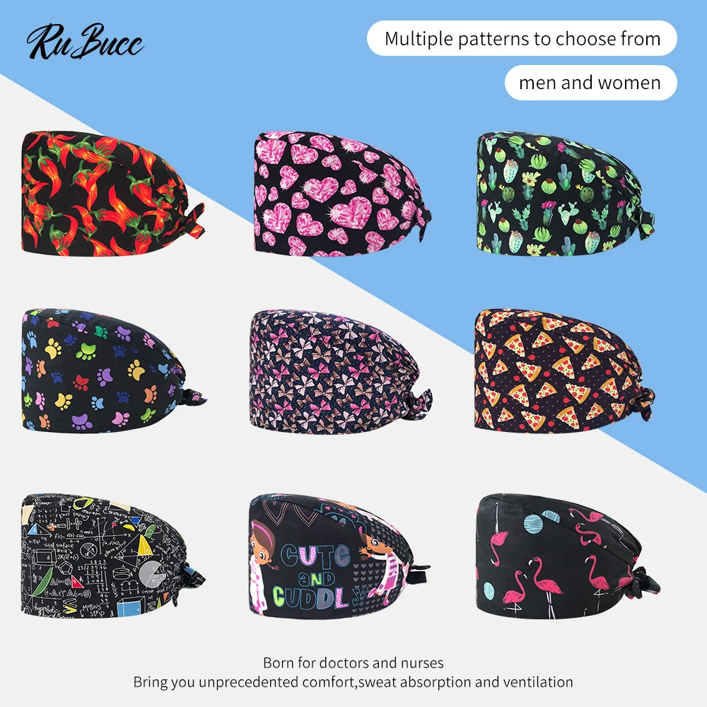 Clearance Sale of Printed Vet Surgical Caps Doctor Nurse Dentist Clinic Pharmacies Work Hat Beauty Salons Head Cap Chef Dust Hat
Clearance Sale of Printed Vet Surgical Caps Doctor Nurse Dentist Clinic Pharmacies Work Hat Beauty Salons Head Cap Chef Dust Hat