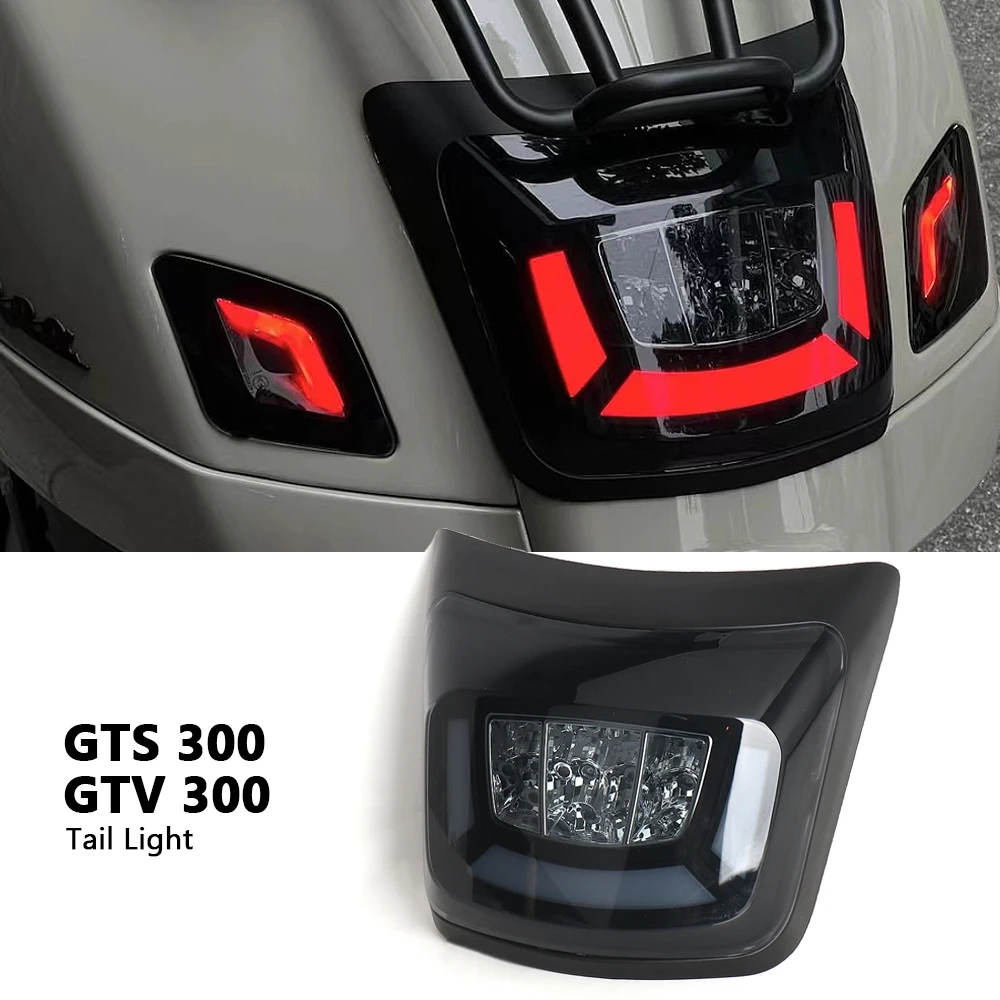 For Vespa GTS300 GTS GTV 300 2023 2024 Motorcycle Accessorie LED Light Rear Brake Signal Tail Light Assembly Rear Lamp Taillight
For Vespa GTS300 GTS GTV 300 2023 2024 Motorcycle Accessorie LED Light Rear Brake Signal Tail Light Assembly Rear Lamp Taillight