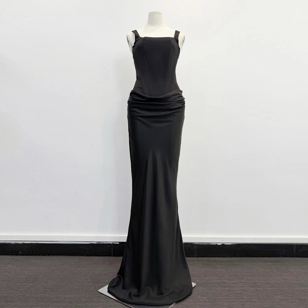 Women's 100% Cotton Mermaid Evening Dress Square Neck Sleeveless Ruched Waist Formal Party Gown New Y2K for Summer 2026
Women's 100% Cotton Mermaid Evening Dress Square Neck Sleeveless Ruched Waist Formal Party Gown New Y2K for Summer 2026