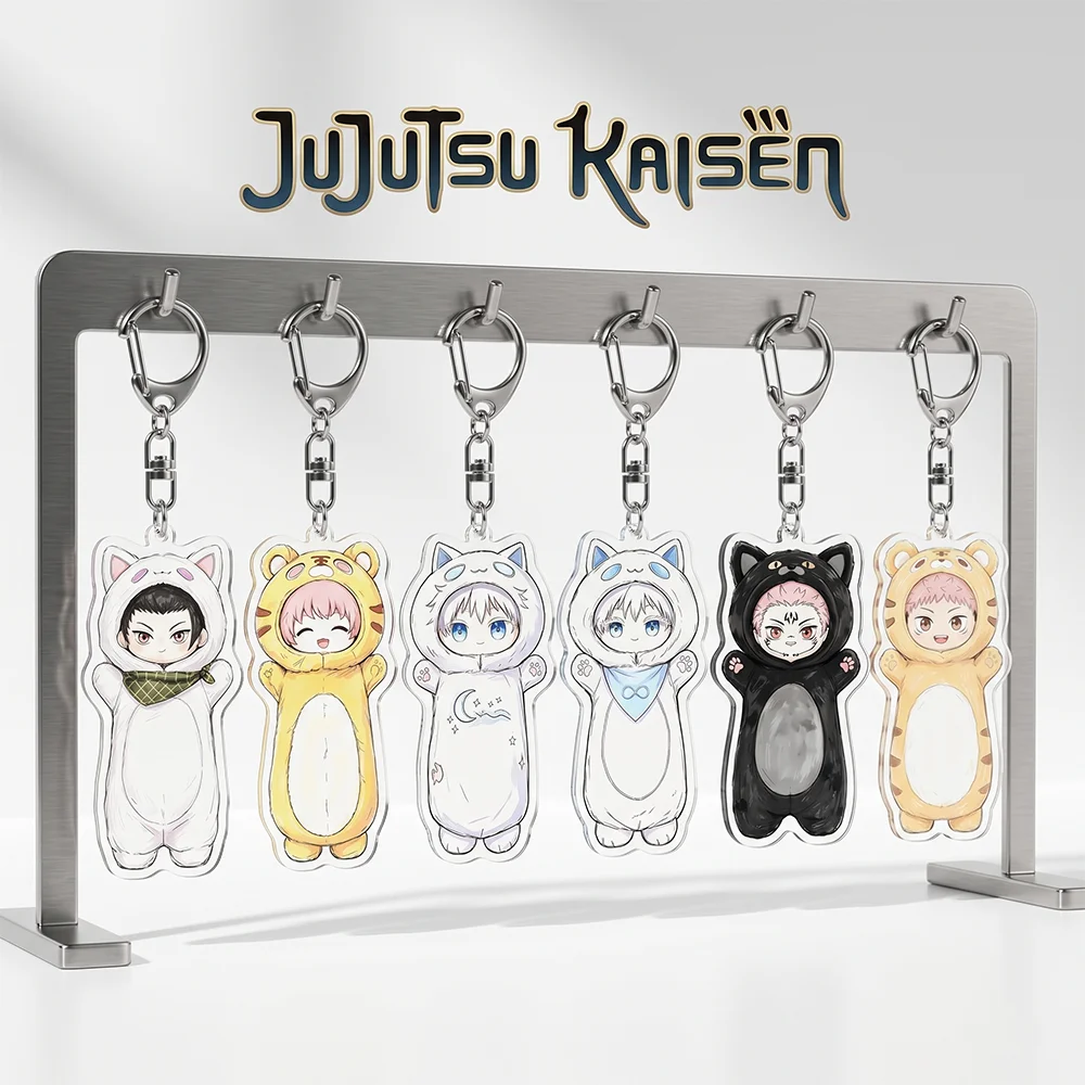 Jujutsu Kaisen Q version Yuji Itadori Satoru Gojo Cute Anime Acrylic Stand Cute bag charm Car keychain decorations keyring Gift
Jujutsu Kaisen Q version Yuji Itadori Satoru Gojo Cute Anime Acrylic Stand Cute bag charm Car keychain decorations keyring Gift