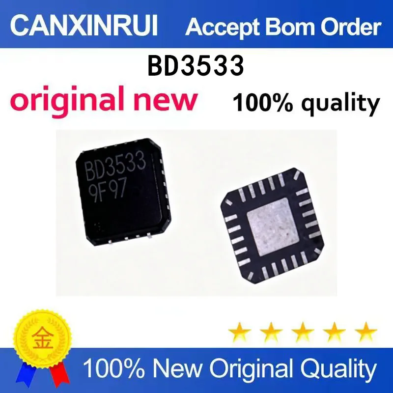 (5-100 PCS) Brand new original BD3533 QFN spot chip IC
(5-100 PCS) Brand new original BD3533 QFN spot chip IC