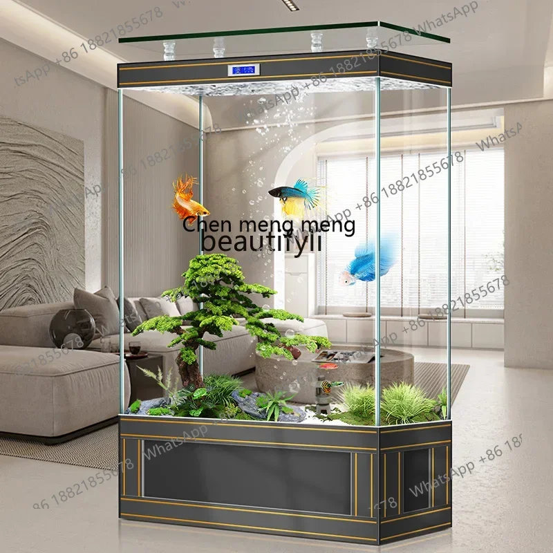 X Ultra-white glass new goldfish tank household floor-to-ceiling filter screen partition aquarium
X Ultra-white glass new goldfish tank household floor-to-ceiling filter screen partition aquarium