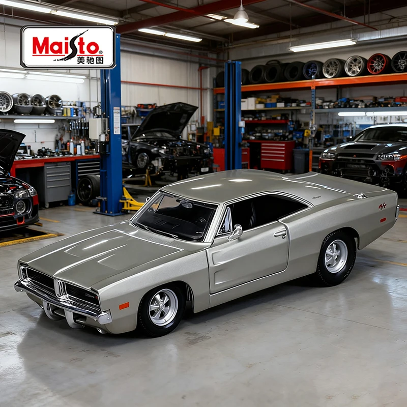 Maisto 1:24 Dodge Charger R/T 1969 Alloy Car Diecasts & Toy Vehicles Car Model Miniature Scale Model Car For Children
Maisto 1:24 Dodge Charger R/T 1969 Alloy Car Diecasts & Toy Vehicles Car Model Miniature Scale Model Car For Children