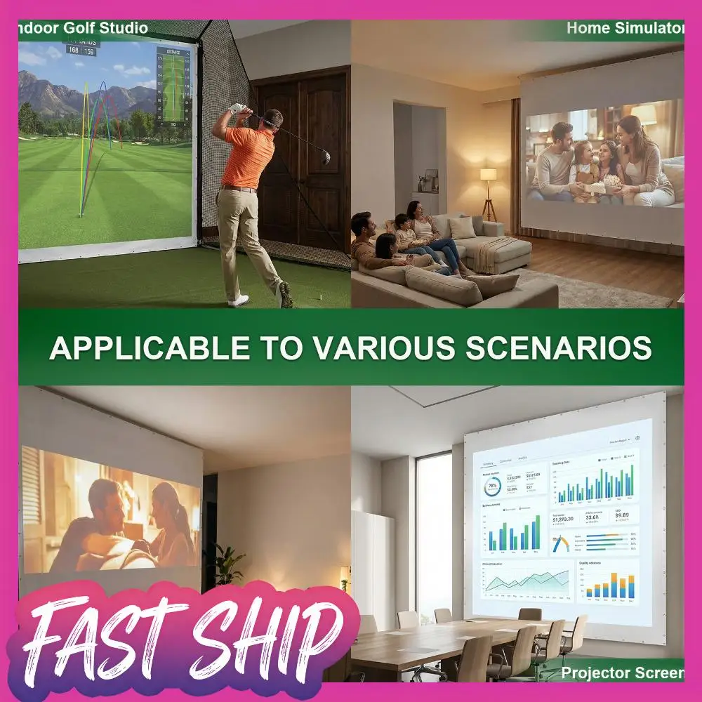 Экран для гольф-симулятора: высокопрочный экран для отработки ударов для тренировок в помещении/на улице
Экран для гольф-симулятора: высокопрочный экран для отработки ударов для тренировок в помещении/на улице