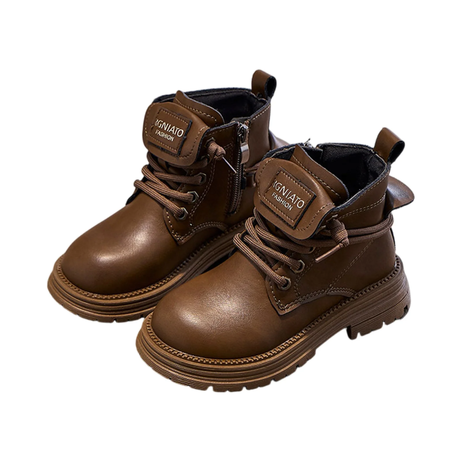 Autumn/Winter New Style Boys' British Style Letter Flanged Leather Boots Girls' Retro Fashion Single Boots Girls' Short Boots
Autumn/Winter New Style Boys' British Style Letter Flanged Leather Boots Girls' Retro Fashion Single Boots Girls' Short Boots