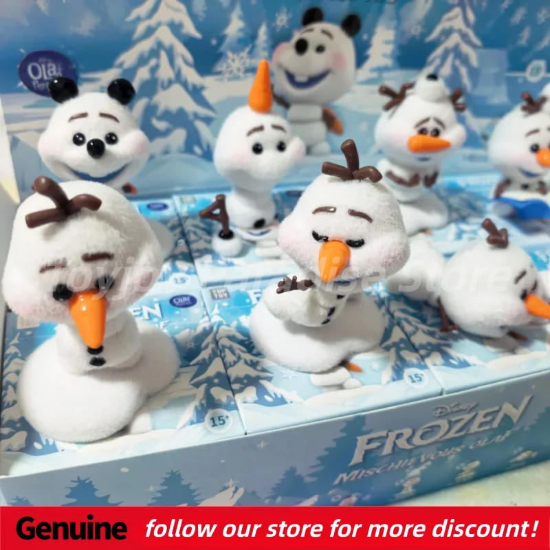 New Genuine Frozen Mischievous Olaf Series Blind Box Cute Flocking Figures Cartoon Toys Desktop Decoration Collections As Gifts
New Genuine Frozen Mischievous Olaf Series Blind Box Cute Flocking Figures Cartoon Toys Desktop Decoration Collections As Gifts