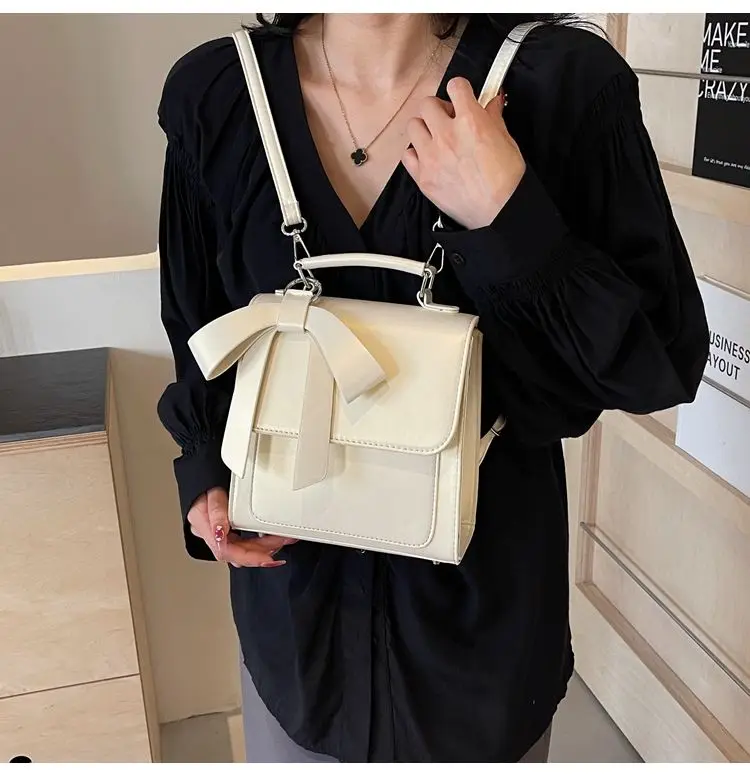 Fashion Style Bow Backpack Women's Trendy Fashion College Style Casual Versatile Handheld Travel Bag
Fashion Style Bow Backpack Women's Trendy Fashion College Style Casual Versatile Handheld Travel Bag