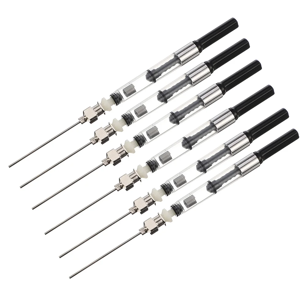 6pcs Fountain Pen Converter Refillable School Supplies Plastic Fillers Student Pen Ink Absorption Tool Lightweight
6pcs Fountain Pen Converter Refillable School Supplies Plastic Fillers Student Pen Ink Absorption Tool Lightweight