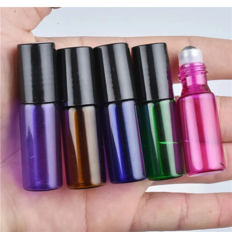 20pcs 5ml Roll glass On Roller Bottles with Stainless Steel Refillable Essential Oils Perfume Bottles Containers
20pcs 5ml Roll glass On Roller Bottles with Stainless Steel Refillable Essential Oils Perfume Bottles Containers